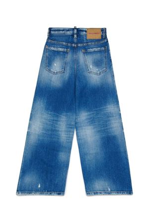 blue cotton jeans DSQUARED KIDS | DQ2829D0ABWDQ01